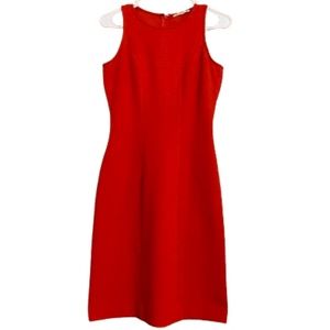 Gianni Bini Women’s Vibrant Orange Sheath Textured Dress w/ Cutout Back Sz-XS